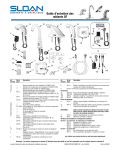 Guide d`entretien - Sloan Valve Company