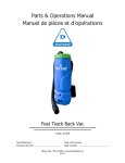 Parts & Operations Manual Manuel de pi&egrave;ces et d