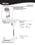 Gooseneck Accent Light To Begin / Para comenzar / Para