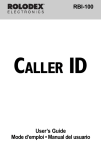 CALLER ID - Franklin Electronic Publishers, Inc.