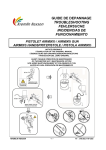 guide de depannage troubleshooting fehlersuche