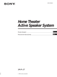 Home Theater Active Speaker System