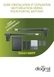notice Kit de motorisation à vérins 24 V DIAG10MPF