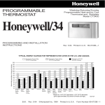 69-0733B - CT3400 Programmable Thermostat