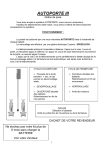 NOTICE DE POSE AUTOPORTE avec d&eacute;tecteur 2