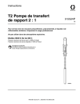 312524P - T2 2:1 Ratio Transfer Pump, Instructions