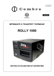 Manuel d`imprimante Rolly1000