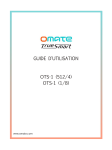 GUIDE D`UTILISATION OTS-1 (512/4) OTS