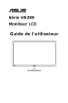 Série VN289 Moniteur LCD Guide de l`utilisateur
