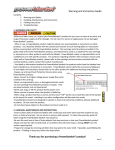 Warning and Instruction Guide Thank you for purchasing a