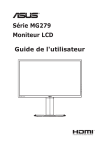 Série MG279 Moniteur LCD Guide de l`utilisateur