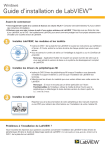 LabVIEW Installation Guide - Windows (French)