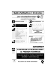 Guide d`utilisation et d`entretien Lave