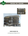 Bain-marie - Les &Eacute;quipements d`&eacute;rabli&egrave;re CDL Inc.