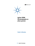 Agilent 7820A Chromatographe en phase gazeuse Guide d`utilisation