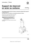 3A2548G - Carbon Steel Tank Stands, Instructions