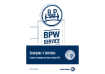Consignes d`entretien: Essieux de remorque et trains d`essieux BPW