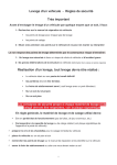 Levage d`un v&eacute;hicule - R&egrave;gles de s&eacute;curit&eacute; Tr&egrave;s important