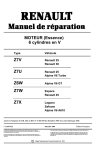 Manuel de réparation - Moteur 6 cylindres en V