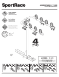 SportRack Bike Racks Installation Instructions