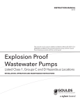 Explosion Proof Wastewater Pumps