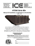HTDM Série 80+ Manuel d`installation, d