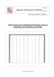 Lien sur montage d`une porte basculante