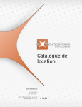 Catalogue de location