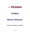 FAXBOX Manuel Utilisateur - Téléchargements / Downloads