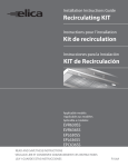 Instruction pour l`installation du kit de recirculation