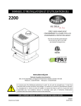 MANUEL D`INSTALLATION ET D`UTILISATION DU - Poeles