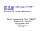 RICM5 Option Reseaux 2010-2011 UE RICOM