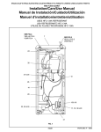 Installation/Care/Use Manual Manual de Instalación/Cuidado