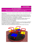 Carrousel pour 4 personnes compos&eacute;e de petites chaises en acier