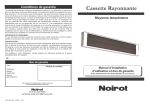 Notice cassette industrielle Noirot