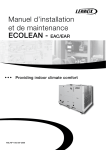 ECOLEAN - EAC/EAR Manuel d`installation et de maintenance
