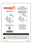 MANUEL D`INSTALLATION ET D`UTILISATION Solution