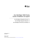 Guide d`installation du logiciel de la famille Sun StorEdge 3000