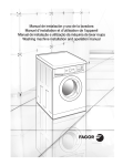 Manual de instalaci&oacute;n y uso de la lavadora Manuel d