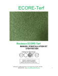 ECORE-Turf Rolls - Ecore International
