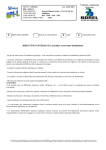 DIRECTIVES GENERALES (&agrave; consulter avant toutes