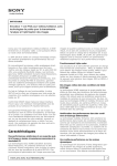 Sony : Informations produit : SNT-EX101E (SNTEX101E