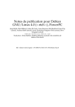 Notes de publication pour Debian GNU/Linux 4.0
