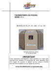 MODÈLES 55, 65, 85, 100, 115 et 130 IMPORTANT