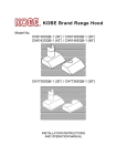 KOBE Brand Range Hood