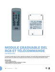 module graduable del rgb et télécommande