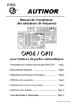 OP06-OP11 - Manuel d`installation