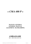CMA400P - Ambassade de Bourgogne
