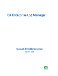 CA Enterprise Log Manager - Manuel d