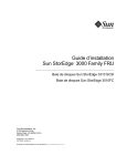 Guide d`installation Sun StorEdge 3000 Family FRU